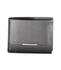 Portefeuille en cuir noir Calvin Klein
