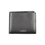 Portefeuille en cuir noir Calvin Klein