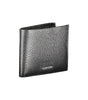 Portefeuille en cuir noir Calvin Klein