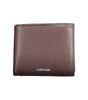 Portefeuille en cuir marron Calvin Klein