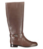 Ralph Lauren Brown Leather Women Boot