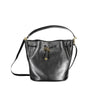Sac à main en cuir noir Ralph Lauren