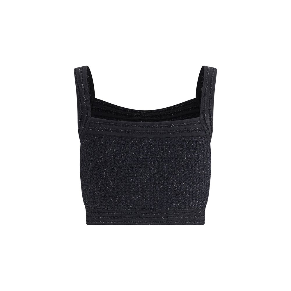 Balmain Tweed Crop Top