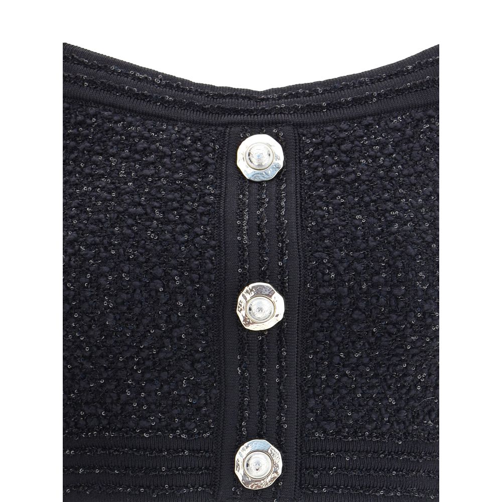 Balmain Tweed Crop Top