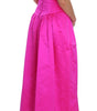 Dolce & Gabbana Pink Silk Long Sheath Ball Gown Dress