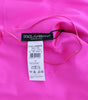 Dolce & Gabbana Pink Silk Long Sheath Ball Gown Dress