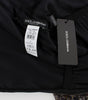 Dolce & Gabbana Dark Silk Shift Gown Full Length Dress