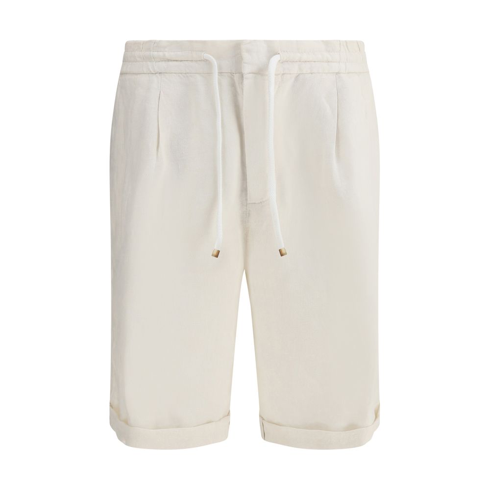 Short en lin teint Brunello Cucinelli