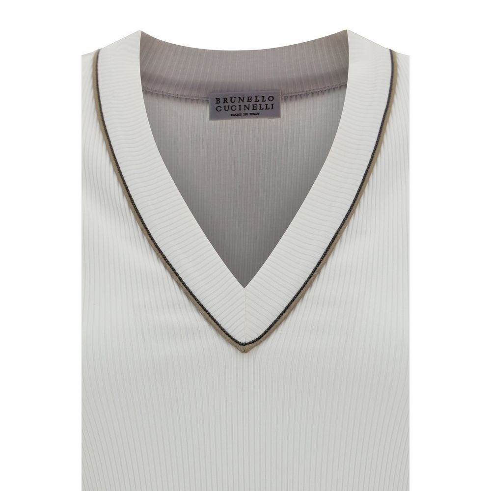 Brunello Cucinelli Ribbed Top