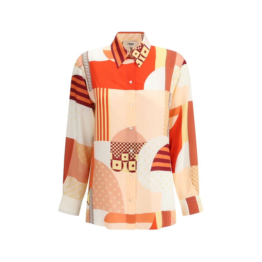 Chemise patchwork Fendi