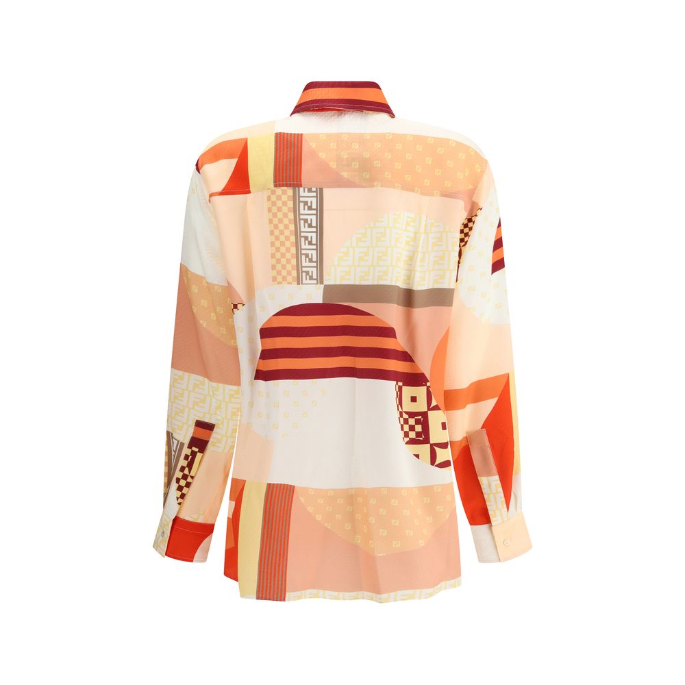 Chemise patchwork Fendi