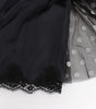 Dolce & Gabbana Black White Polka Dotted Ruffled Dress