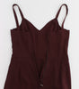 Dolce & Gabbana Bordeaux Stretch Full Length Sheath Dress