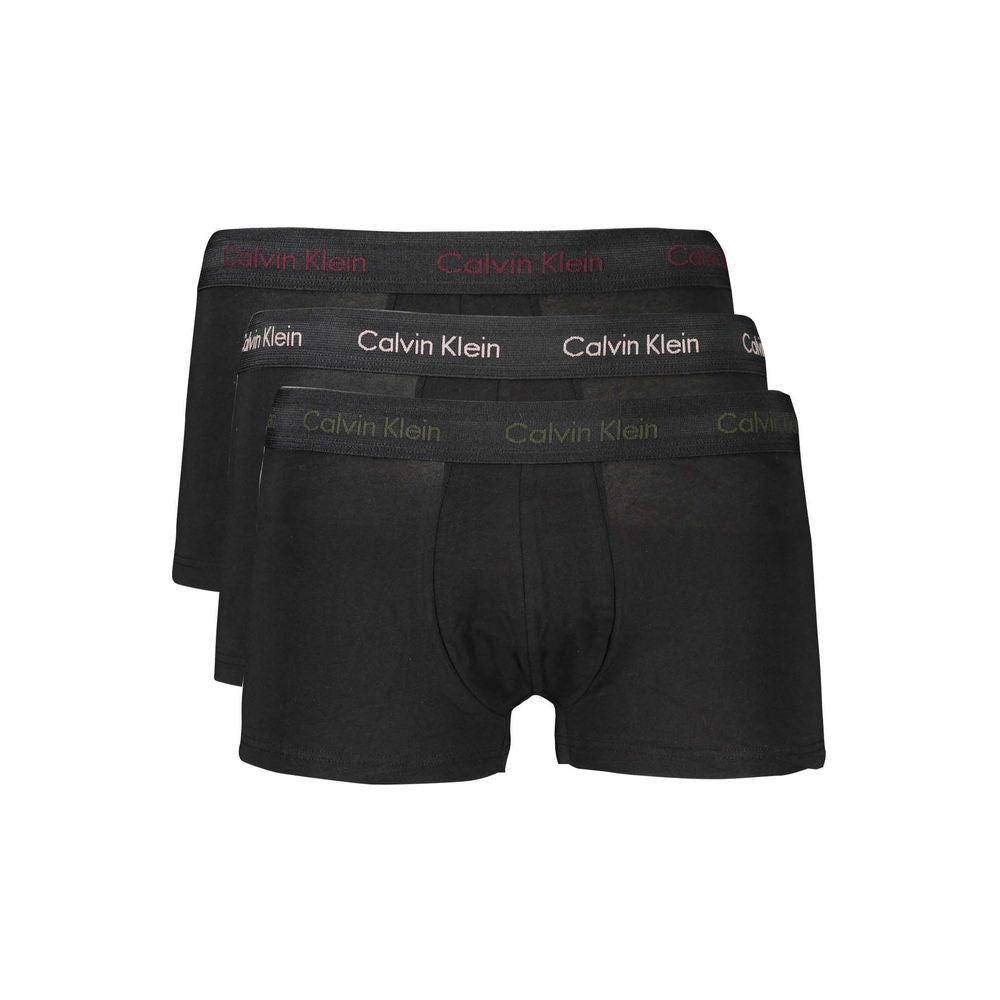 Sous-vêtements en coton noir Calvin Klein