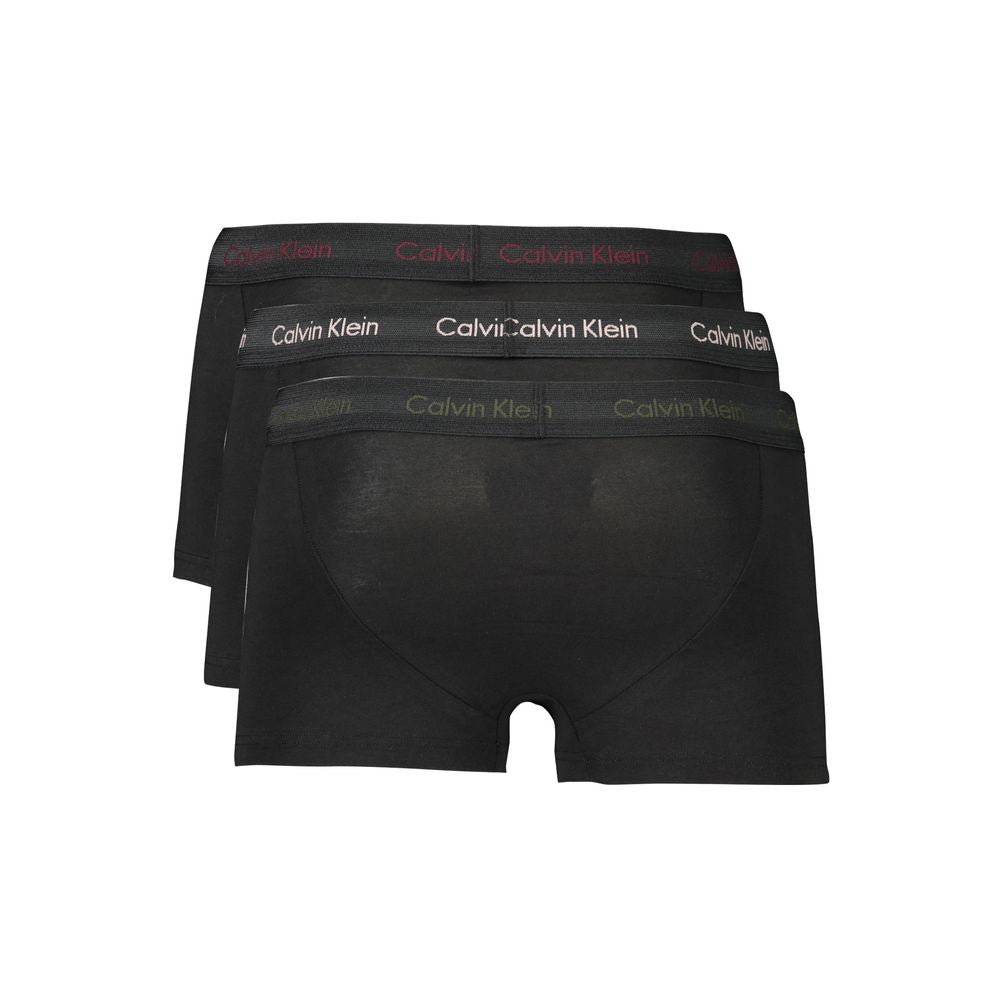 Sous-vêtements en coton noir Calvin Klein