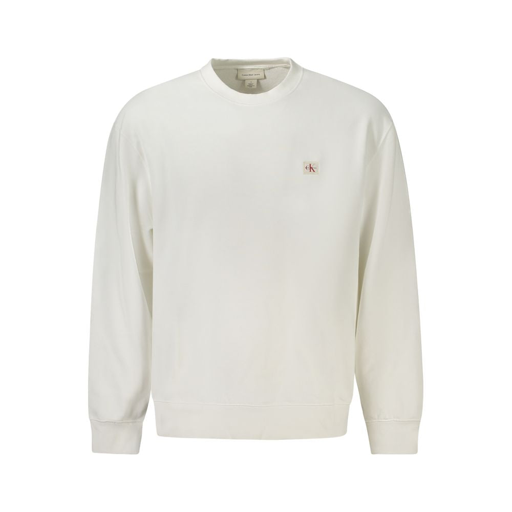 Pull Calvin Klein en coton blanc pour homme