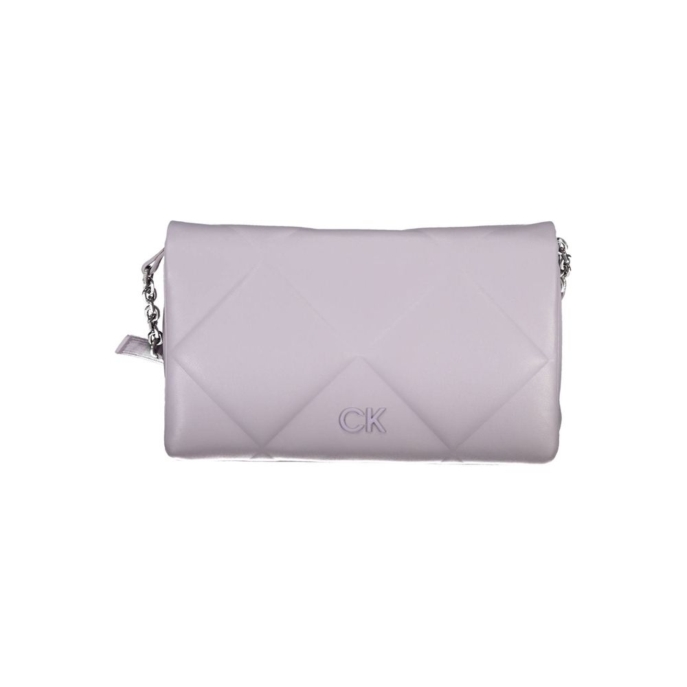 Sac à main en polyester violet Calvin Klein