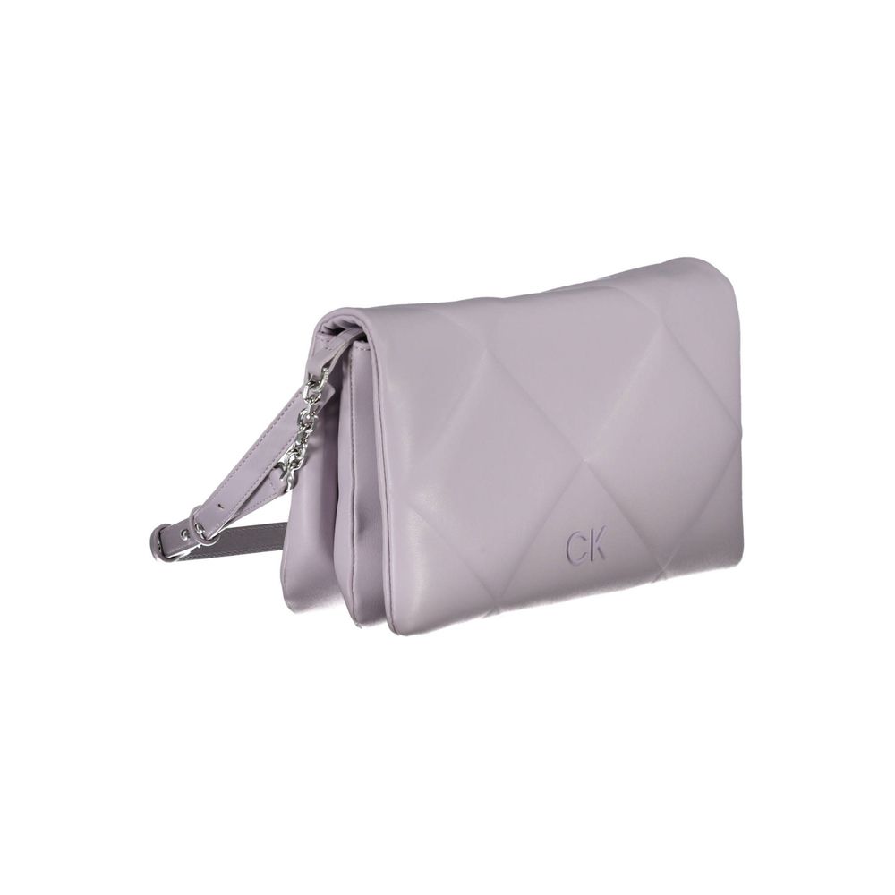 Sac à main en polyester violet Calvin Klein