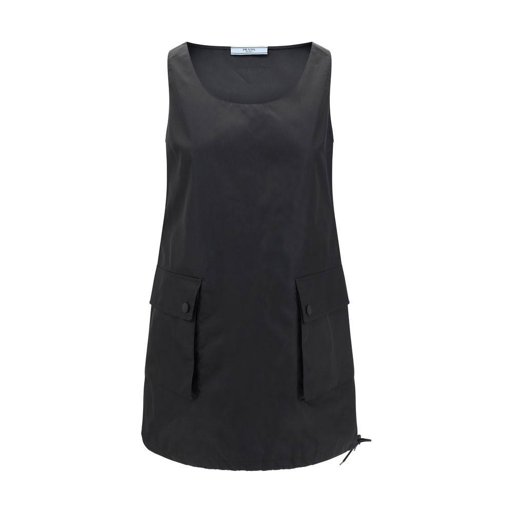 Mini-robe en nylon Prada