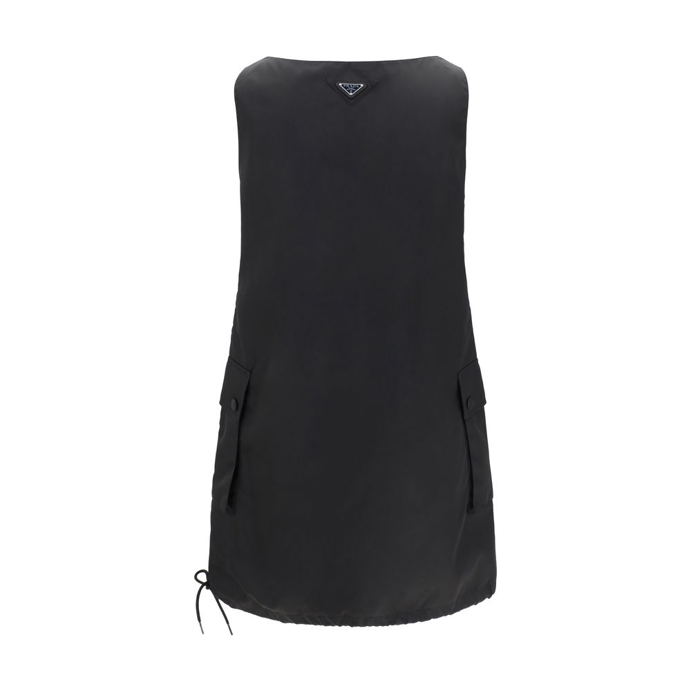 Mini-robe en nylon Prada