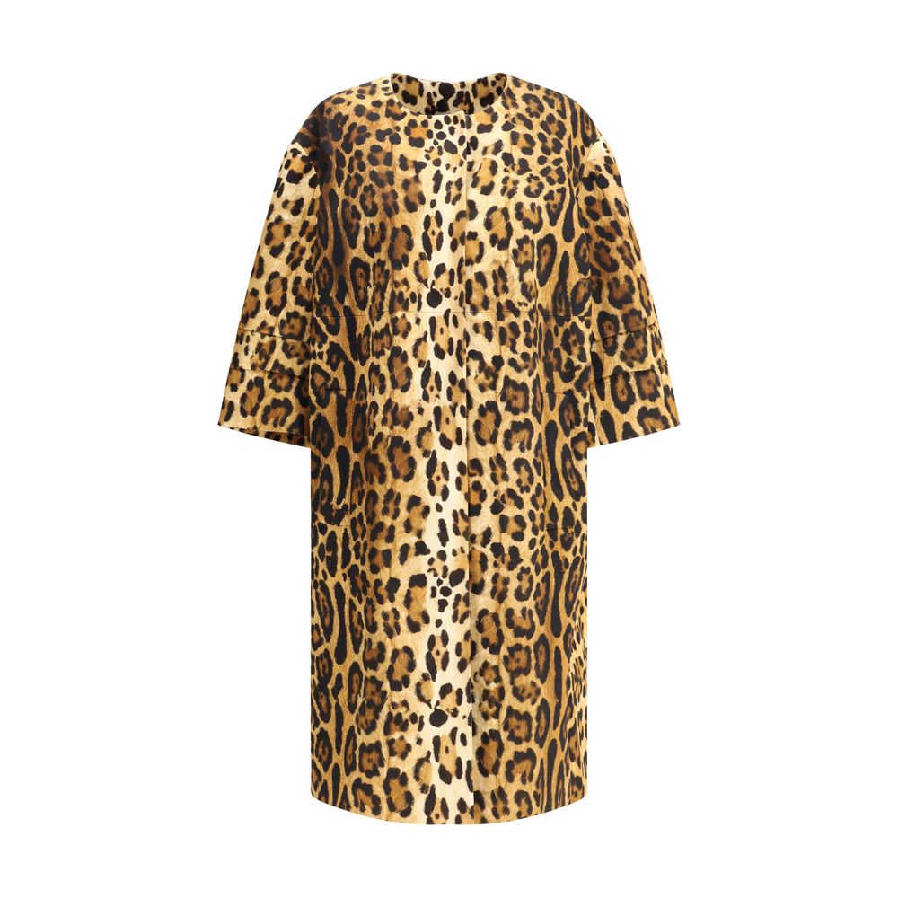 Manteau Prada à imprimé animalier