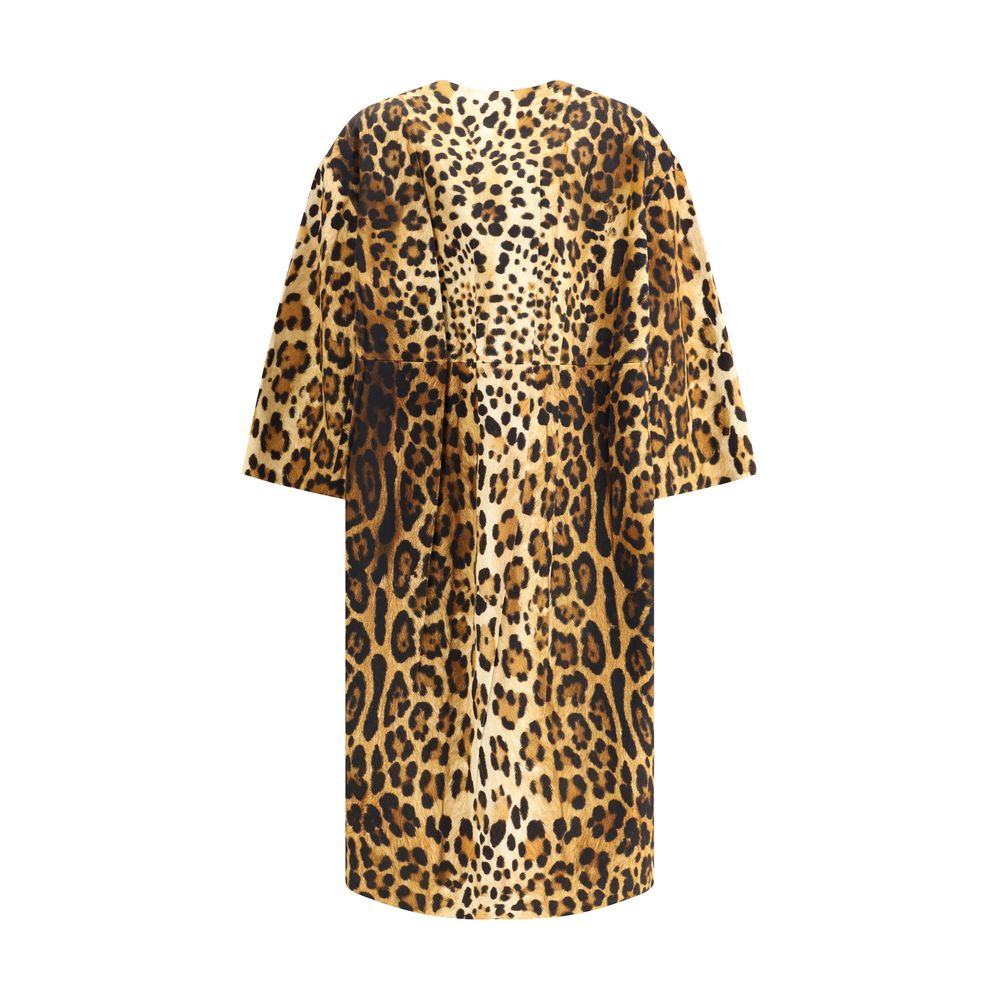 Manteau Prada à imprimé animalier