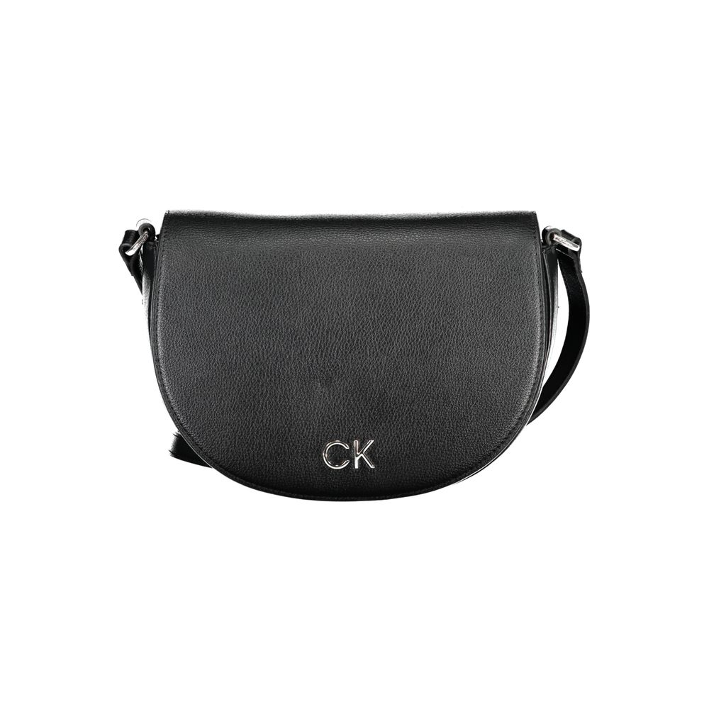 Sac à main en polyéthylène noir Calvin Klein