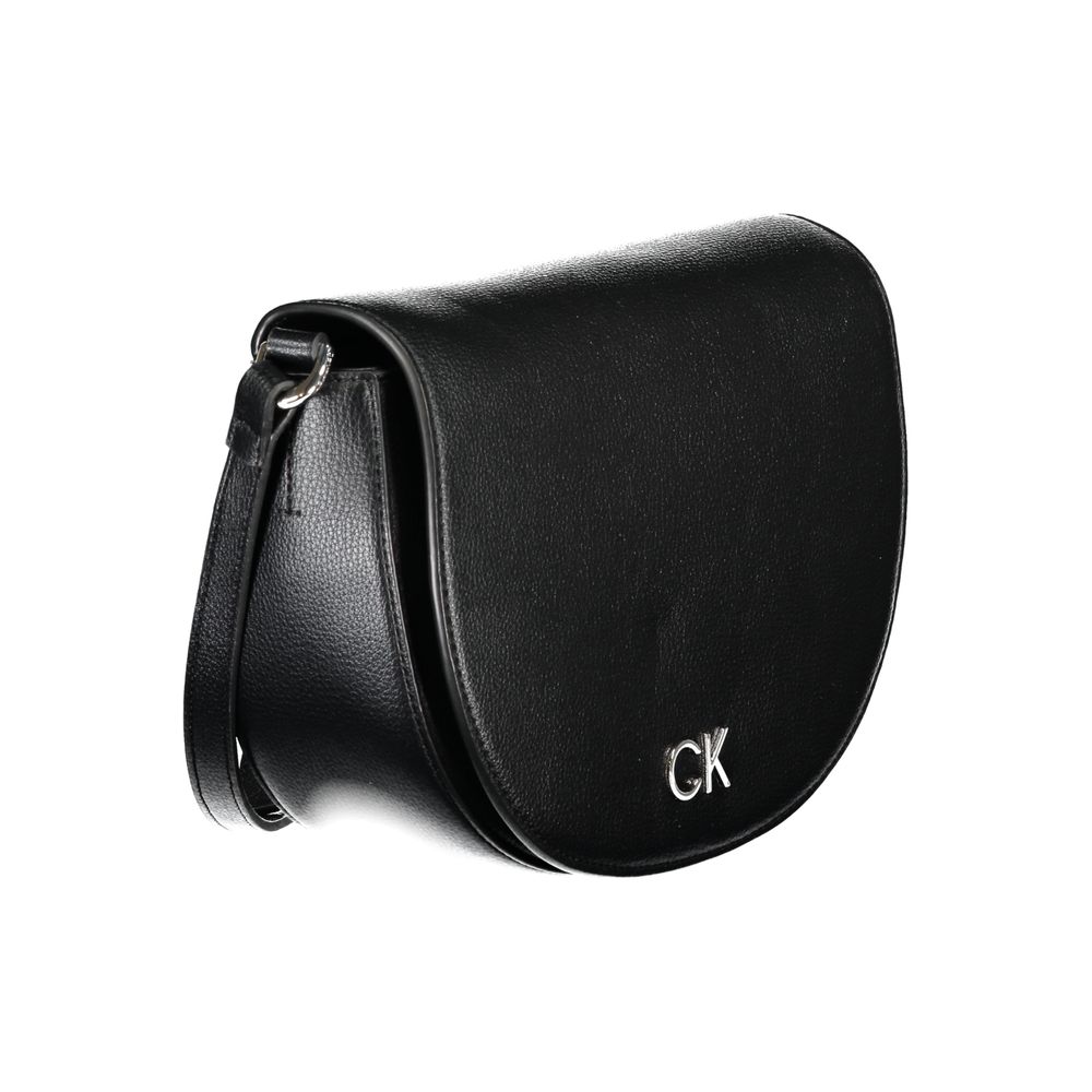 Sac à main en polyéthylène noir Calvin Klein