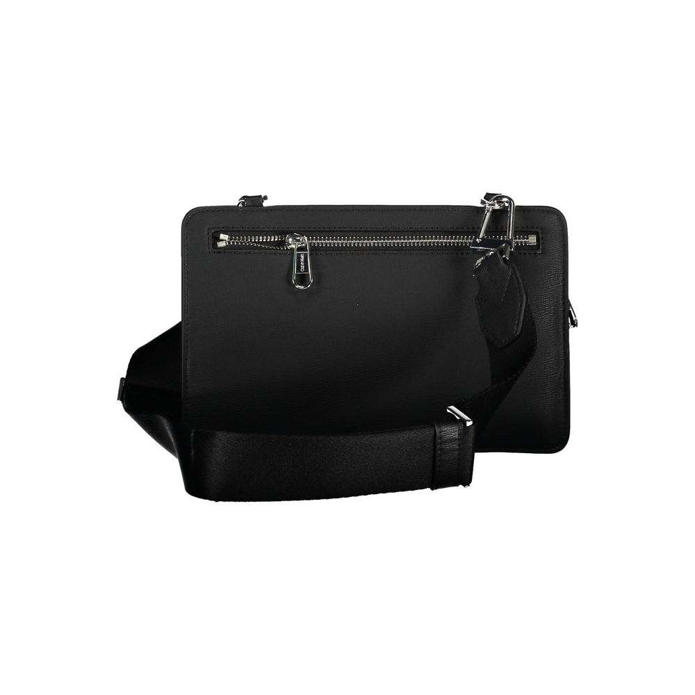 Bolso de hombro Calvin Klein de poliéster negro