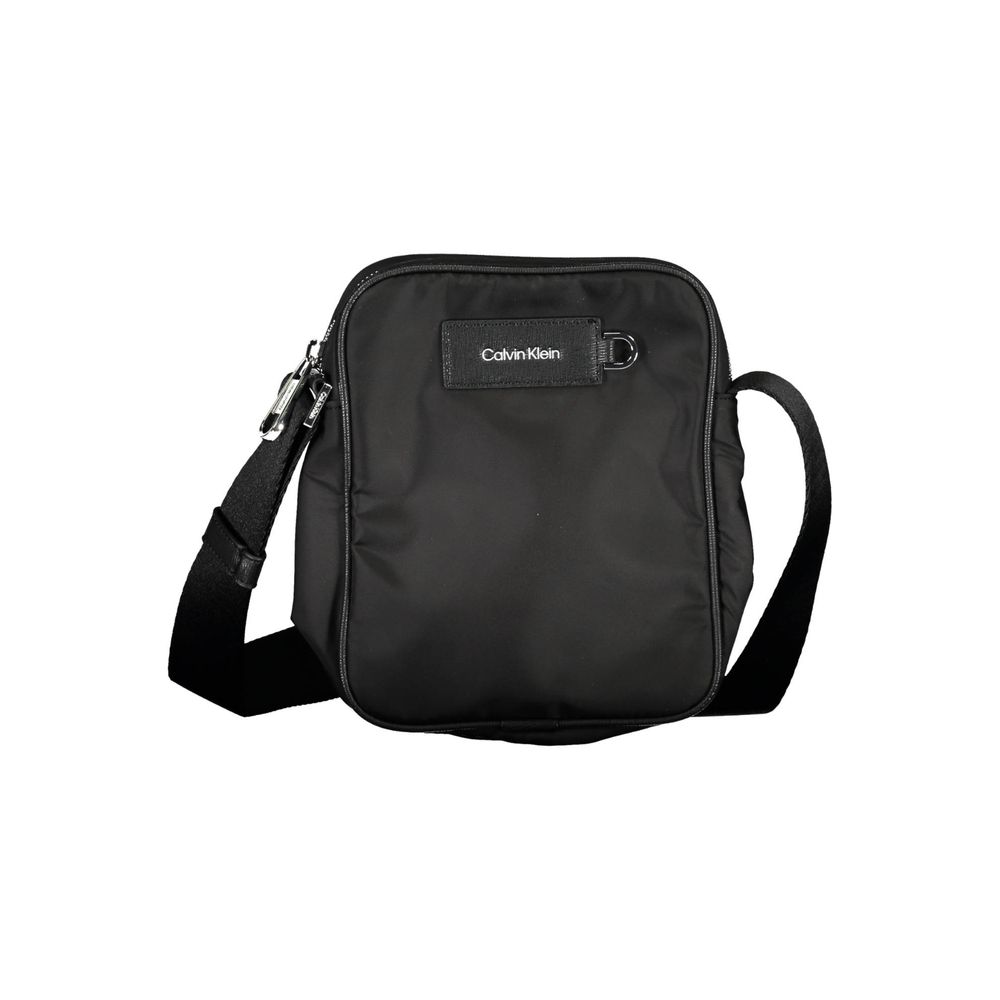 Bolso de hombro Calvin Klein de poliéster negro