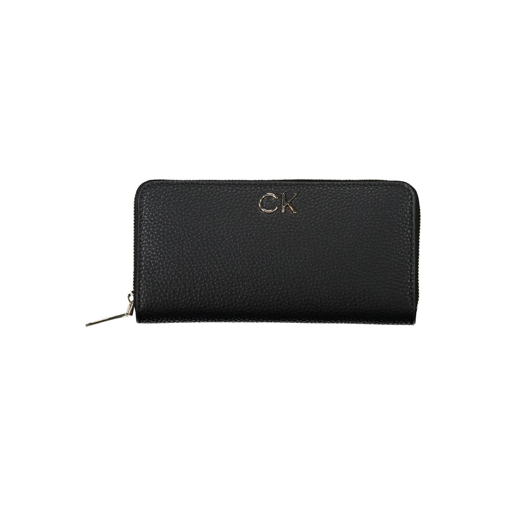 Portefeuille Calvin Klein en polyester noir