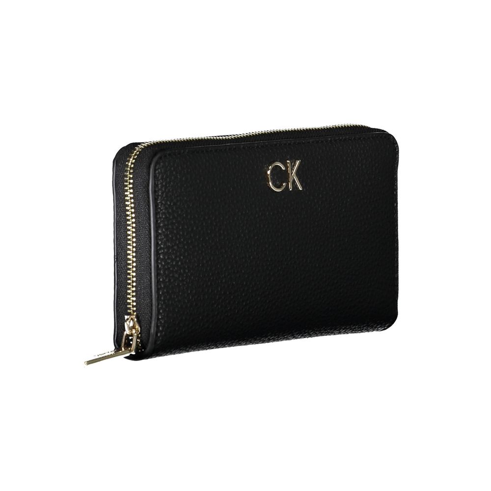 Portefeuille Calvin Klein en polyester noir