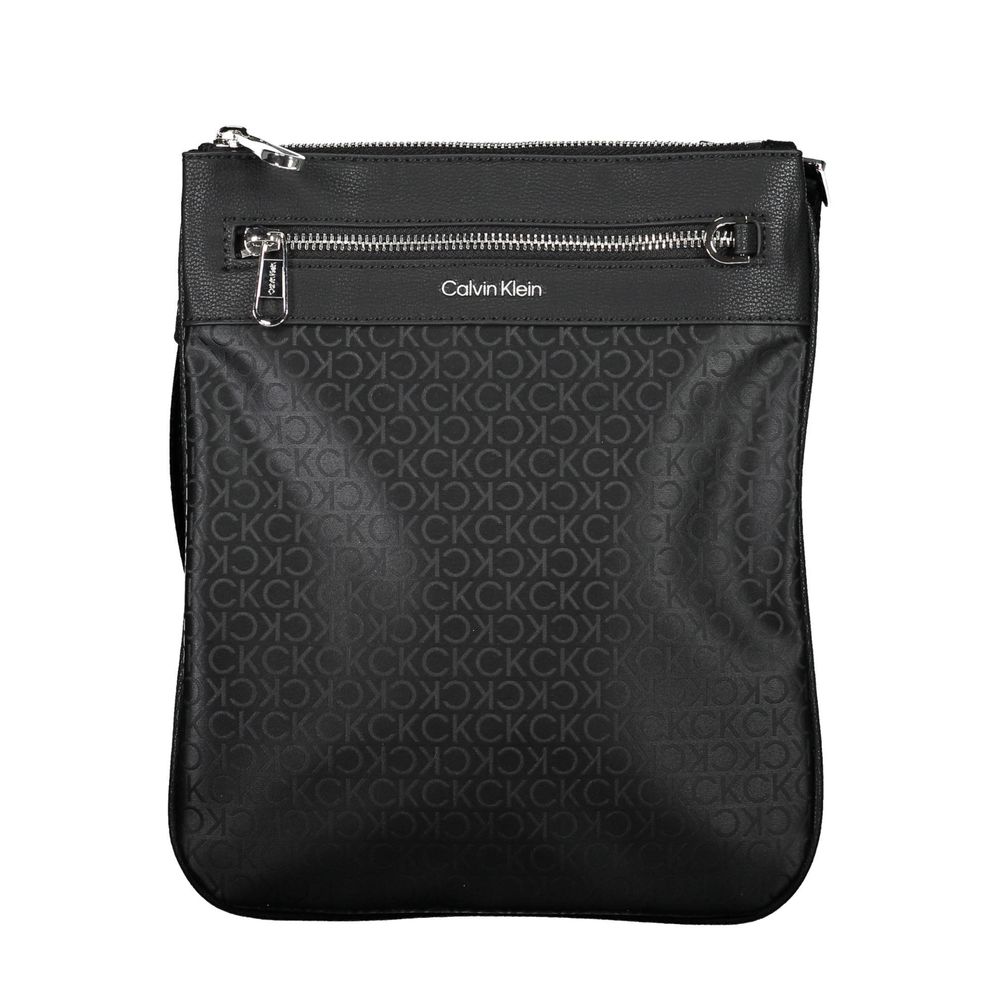 Bolso de hombro Calvin Klein de poliéster negro