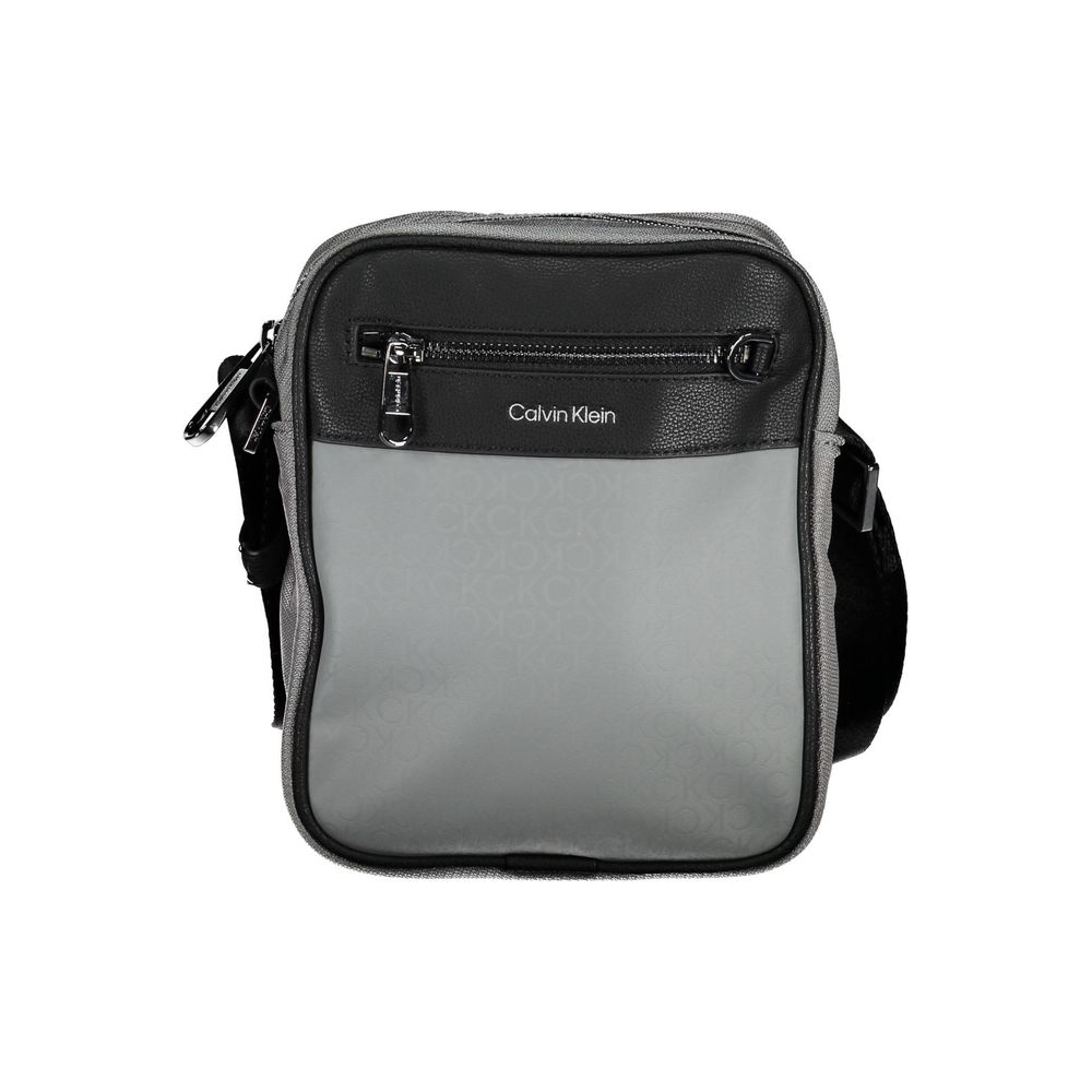 Sac à bandoulière en polyester gris Calvin Klein
