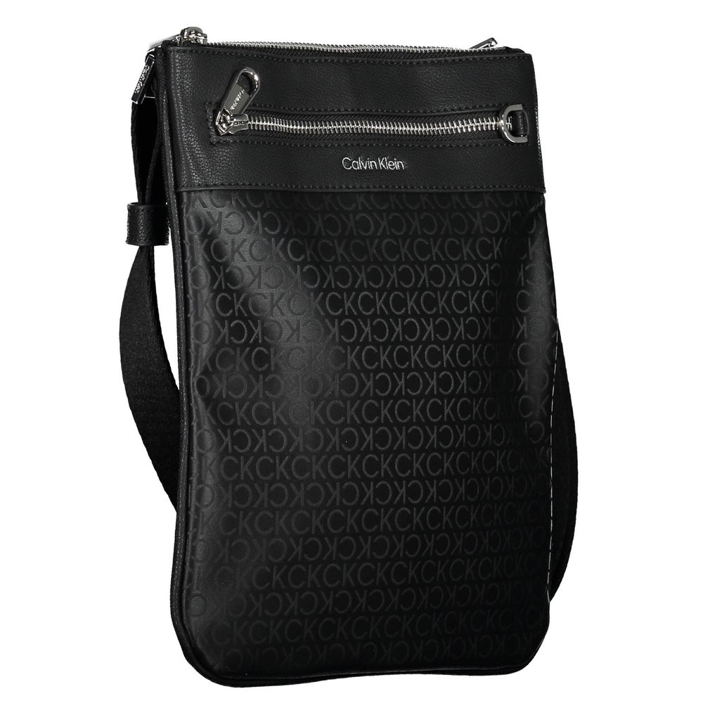 Bolso de hombro Calvin Klein de poliéster negro
