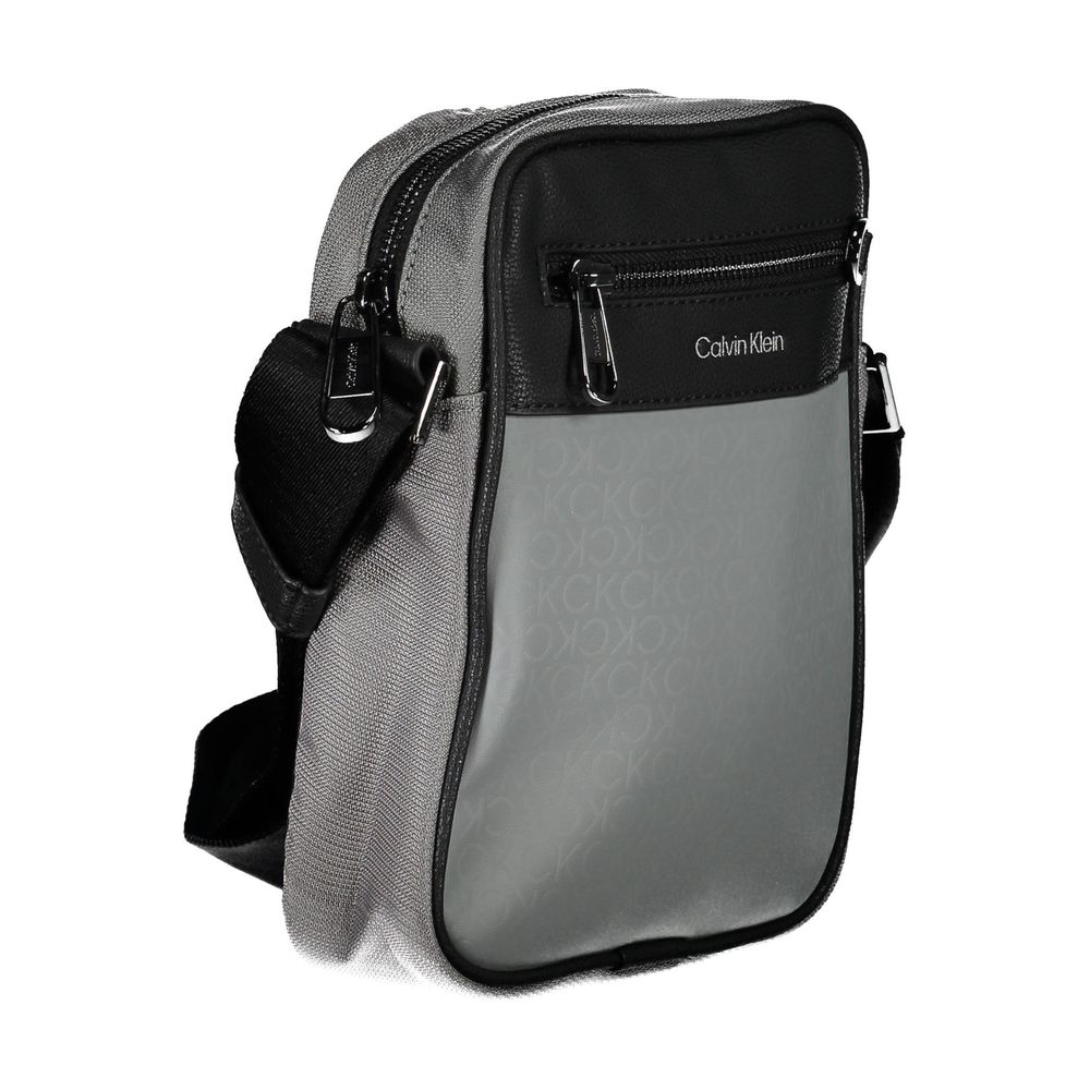 Sac à bandoulière en polyester gris Calvin Klein