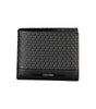 Portefeuille en cuir noir Calvin Klein