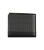 Portefeuille en cuir noir Calvin Klein