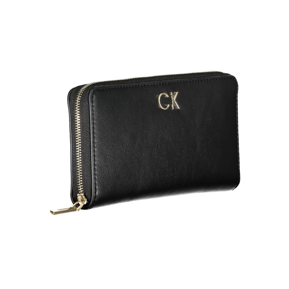 Portefeuille Calvin Klein en polyester noir
