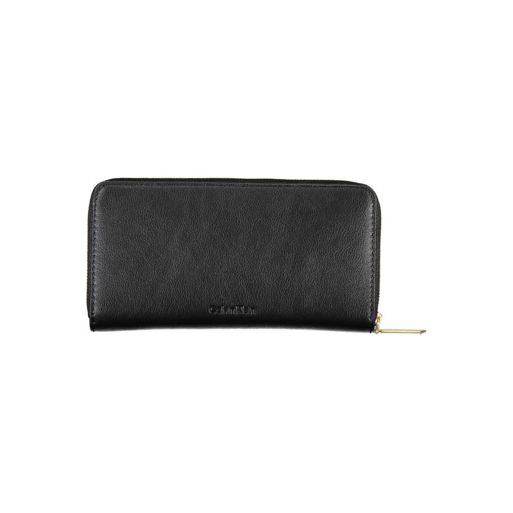 Portefeuille Calvin Klein en polyester noir