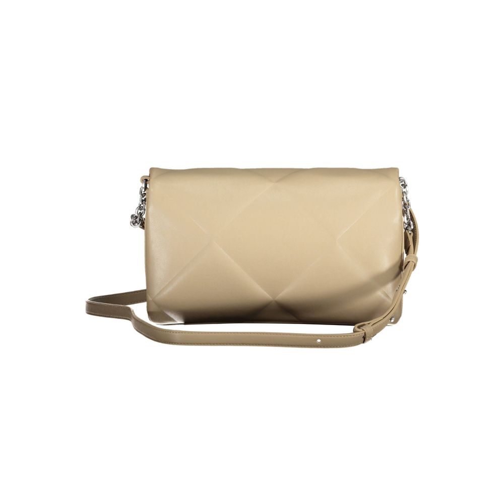 Sac à main en polyester beige Calvin Klein