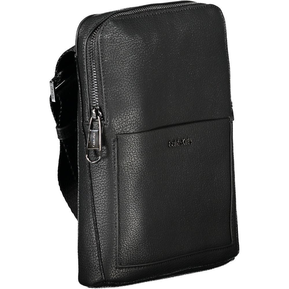 Bolso de hombro Calvin Klein de poliéster negro