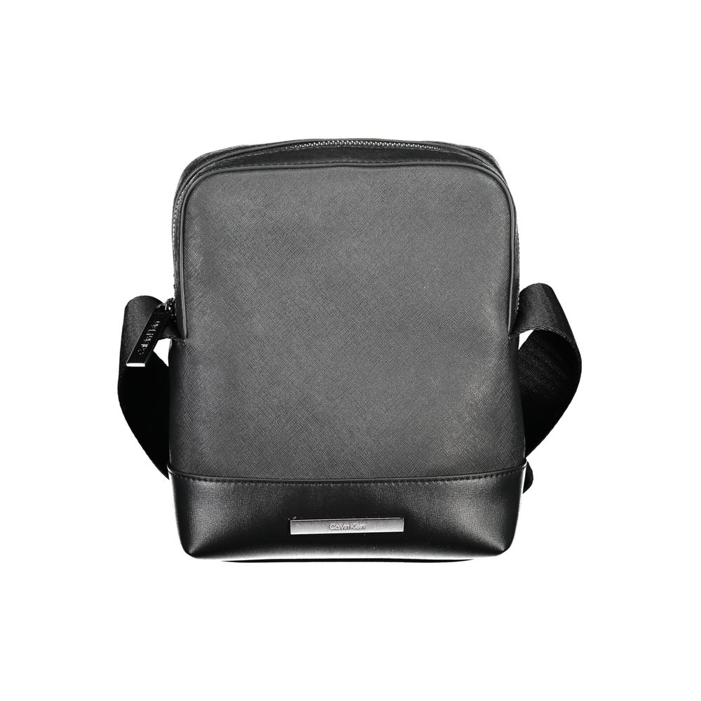 Bolso de hombro Calvin Klein de poliéster negro