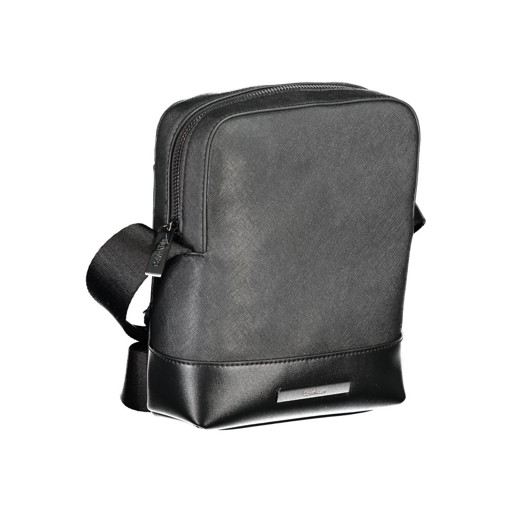 Bolso de hombro Calvin Klein de poliéster negro
