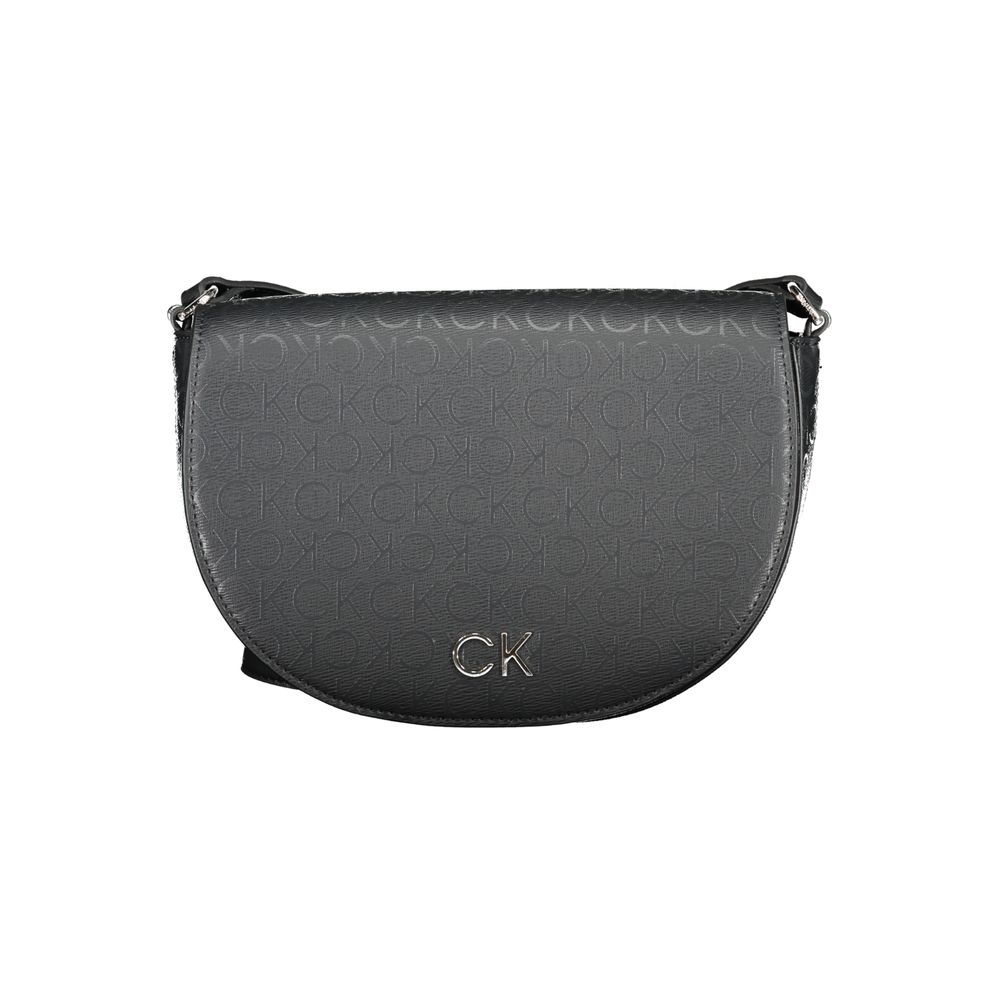 Sac à main en polyéthylène noir Calvin Klein