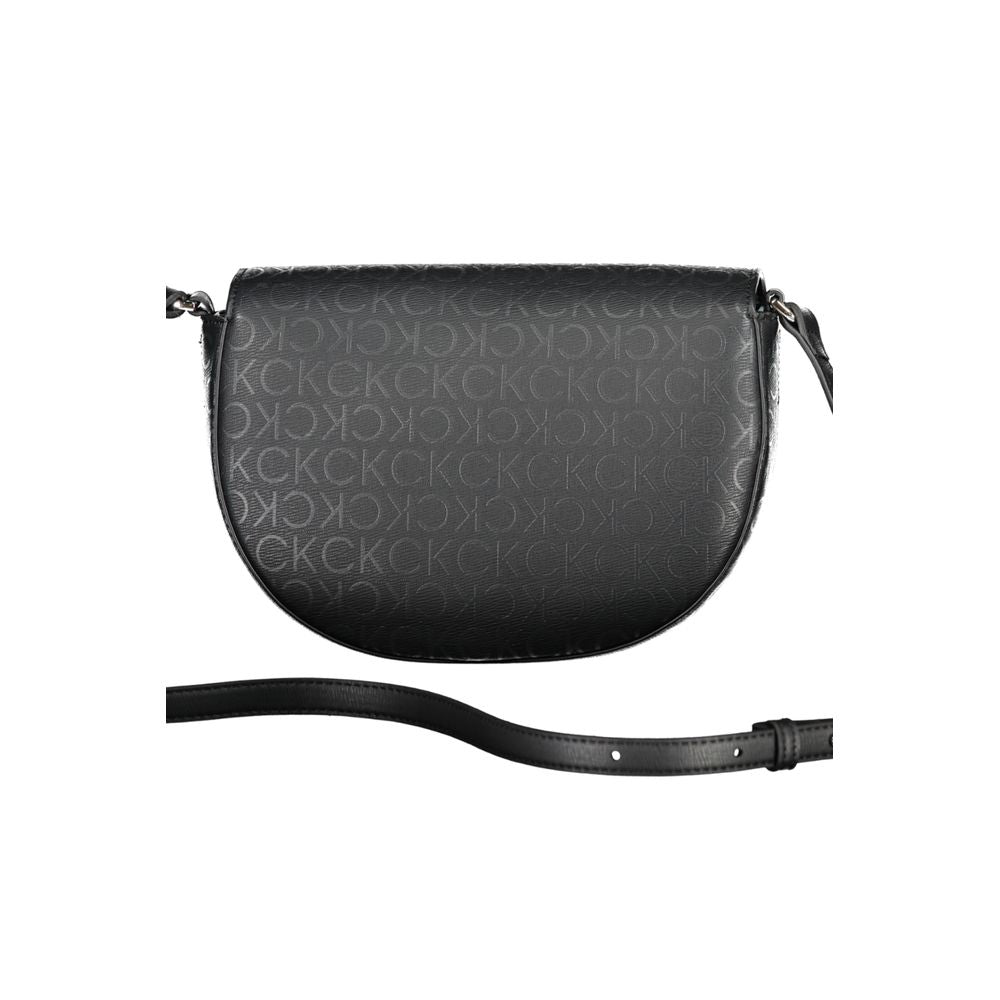 Sac à main en polyéthylène noir Calvin Klein