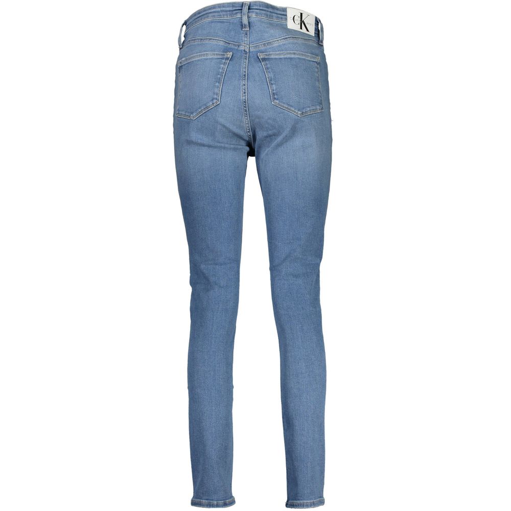 Jean et pantalon en coton bleu Calvin Klein