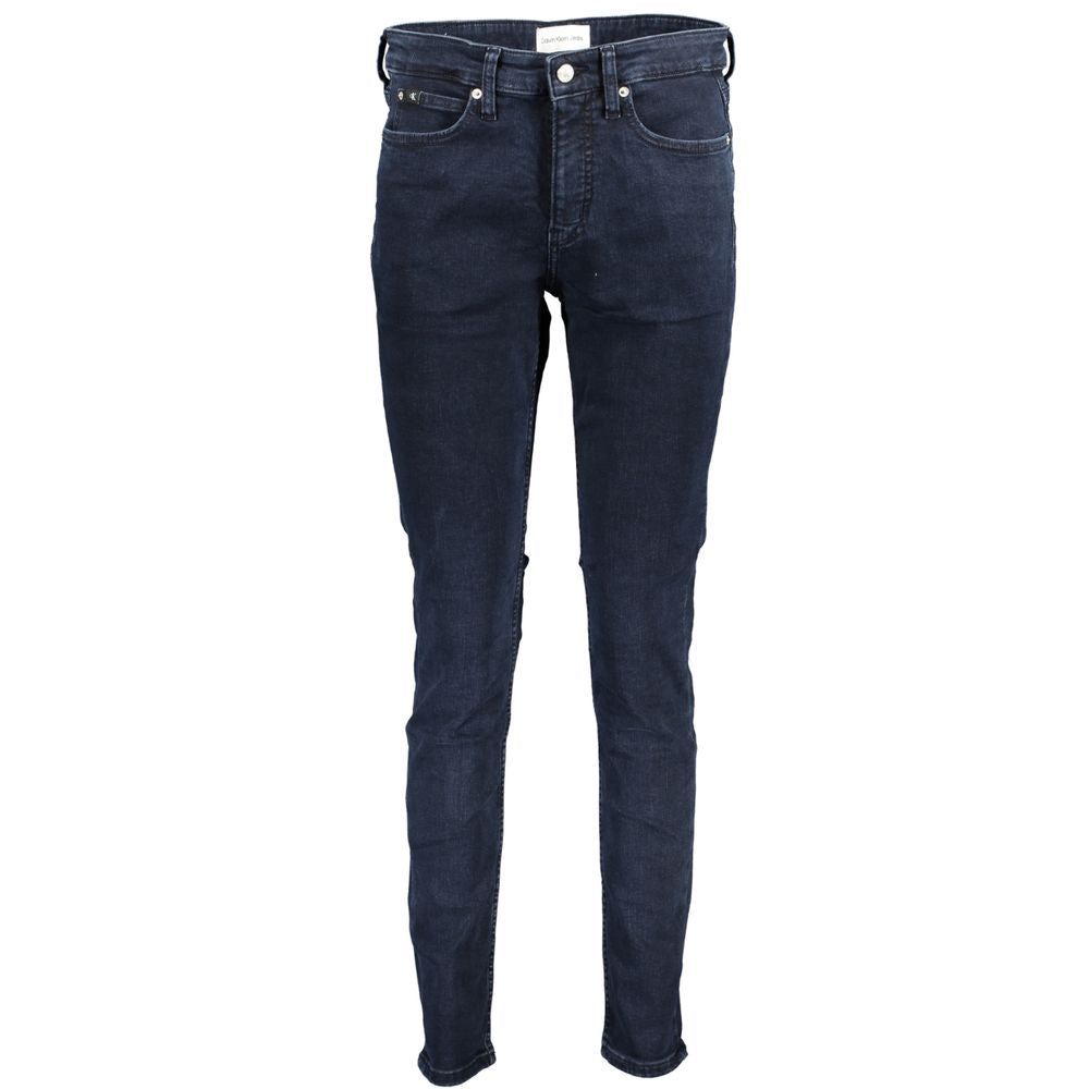 Jean et pantalon en coton bleu Calvin Klein