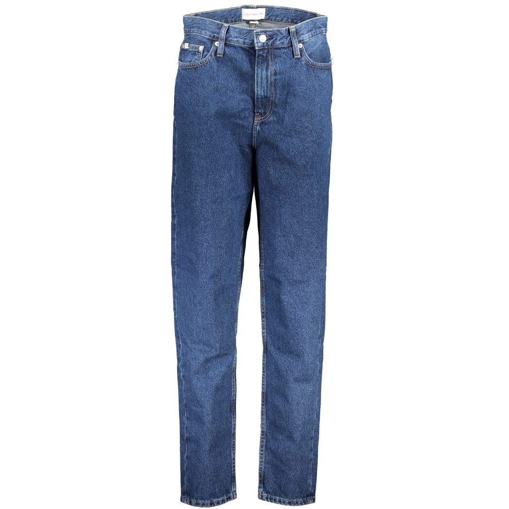 Jean et pantalon en coton bleu Calvin Klein