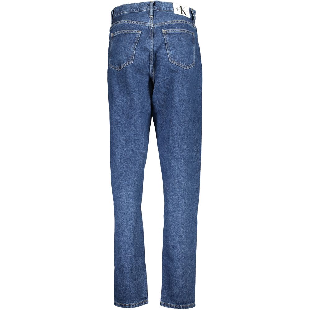 Jean et pantalon en coton bleu Calvin Klein